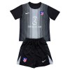 Officiële Voetbalshirt + Korte Broek Doelman Atlético Madrid 2025-26 Zwarte - Kids